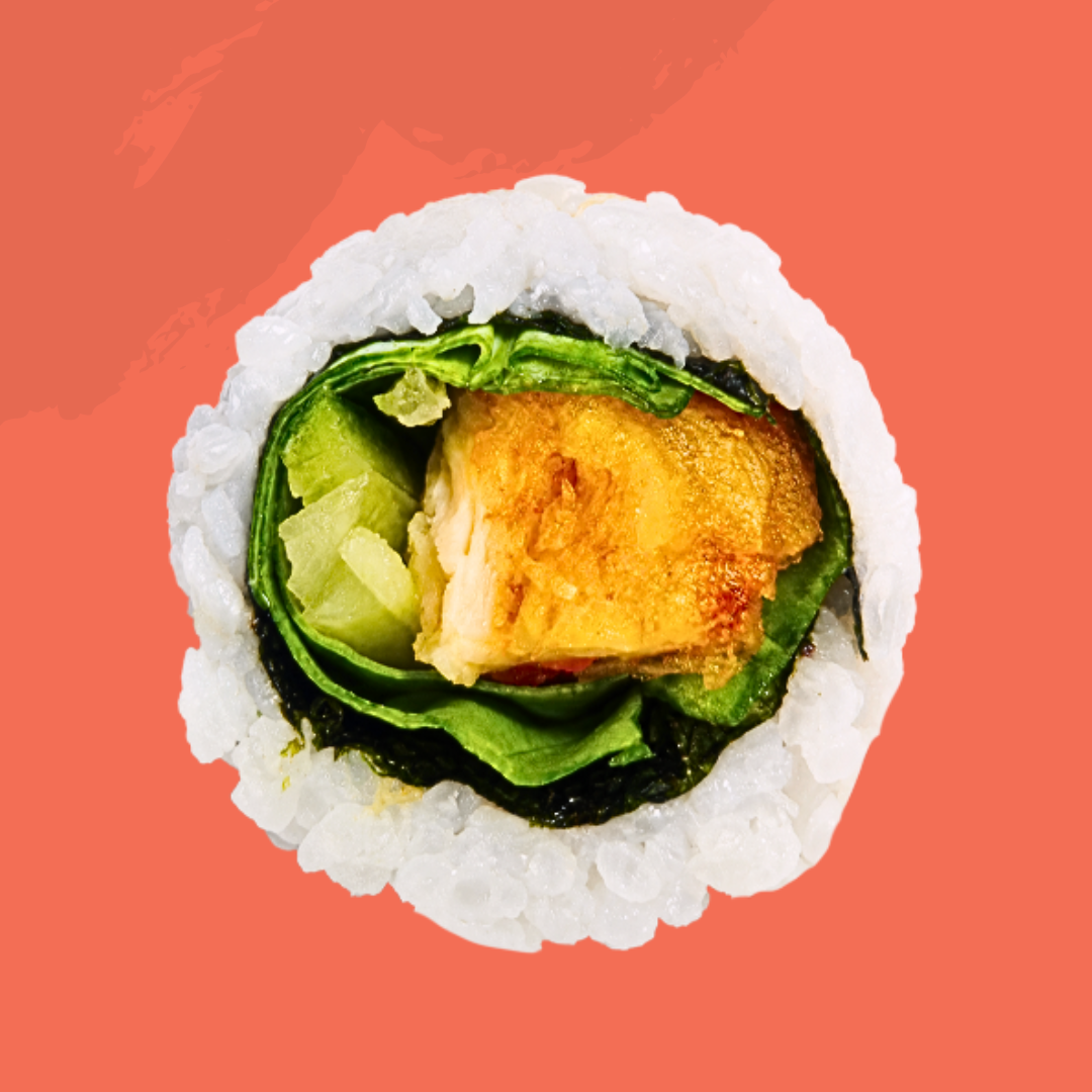 Push-up sushi tube — Prawn Tempura Roll