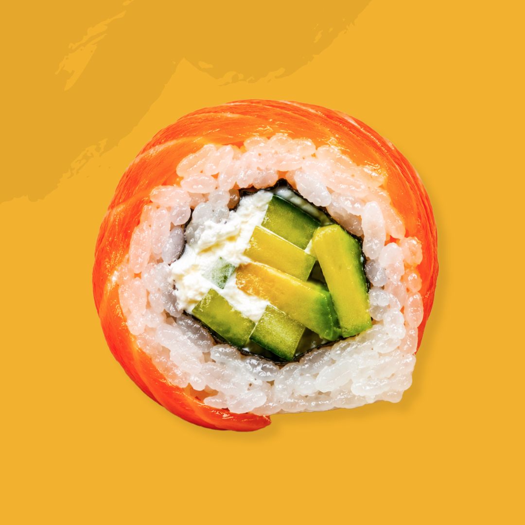 Push-up sushi tube — Philly Salmon Roll